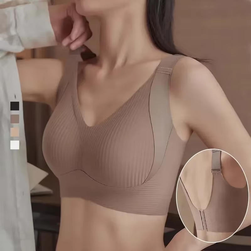 1/2PCS Seamless Push up Bra for Woman Wireless Bralette Soft Comfortable Breathable Lingerie for Large & Small Bust